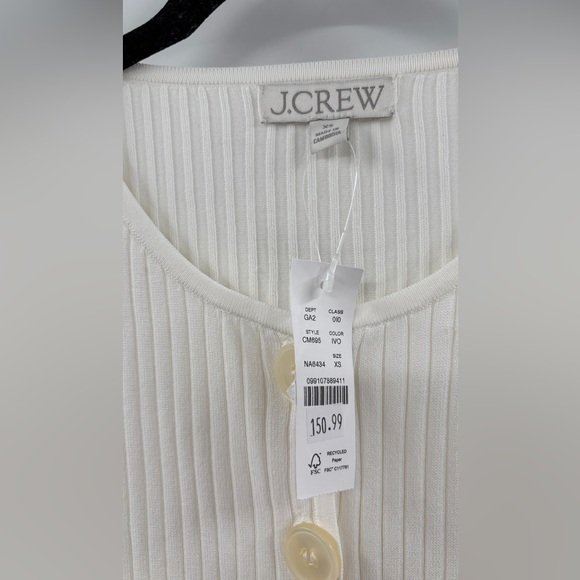 J.Crew Super-stretch ribbed cardigan - Picture 4 of 6